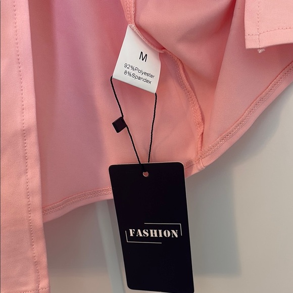 Athleisure Pink Dress + Spandex Shorts - Picture 7 of 10